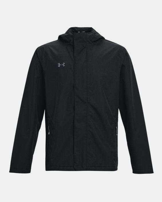 Men's UA Stormproof Lined Rain Jacket, Black, pdpMainDesktop image number 5